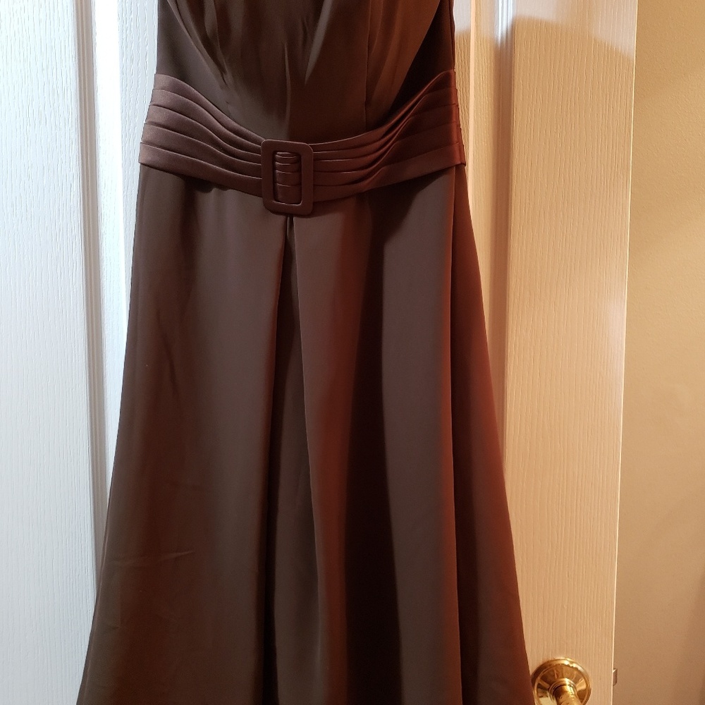 New Alfred Angelo Espresso Gown